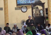 Ustadz Dayat Isi Tausiah Maulid Nabi di Dusun Rantau Duku