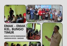 Emak-Emak Kelurahan Bungo Timur Bersatu Untuk Kemenangan Jumiwan Aguza – Maidani