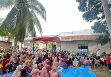 Masyarakat Dusun Sungai Gambir Sambut Misi Perubahan Dedy-Dayat