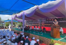 H Dedy Putra Hadiri Tabligh Akbar di Ponpes Qiroatul Qur’an Sungai Binjai