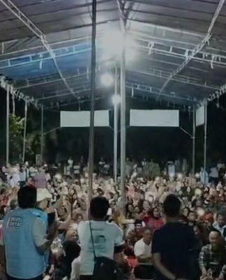 Pecah.. Ribuan Masyarakat Sungai Pinang Tumpah Ruah Berikan Dukungan untuk Dedy-Dayat
