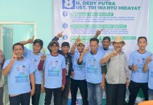 Ketua dan Pengurus Pemuda Pancasila Anak Ranting Empelu Alihkan Dukungan Dari 02 ke 01 Dedy-Dayat