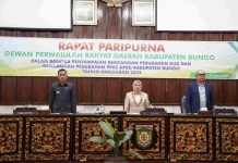 Wakil Bupati Bungo Sampaikan Rancangan Perubahan KUA-PPAS APBD 2024