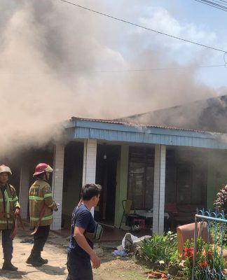 Rumah Ida Hamid di Belakang Rumah Makan Sederhana Bungo Ludes Terbakar
