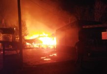 Kebakaran Hebat Hanguskan Rumah dan Sepeda Motor di Tebing Tinggi Bungo