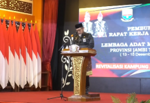 Sekda Sudirman Membuka Rakerda III Lembaga Adat Melayu Jambi