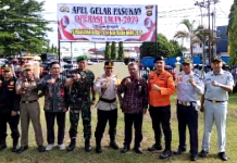 Apel Pasukan Ops Lilin 2024, Polres Bungo Jamin Keamanan Nataru