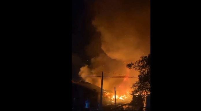Kebakaran Hebat di Tanjabtim, 15 Rumah Hangus 1 Orang Tewas