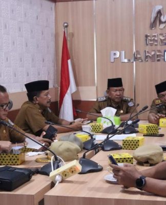 Perdana Wabup H A Khafid Ikuti Rakor Pengendalian Inflasi