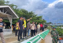 Bupati Hurmin Didampingi Kapolres Sarolangun Cek Kesiapan Lomba Pacu Perahu