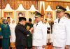 Sambut Pemimpin Baru, Pelantikan Bupati dan Wakil Bupati Bungo Periode 2025-2030 Berlangsung Khidmat
