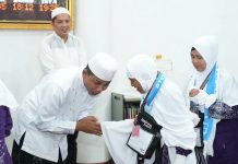 Wabup Apri Lepas Keberangkatan Ratusan Calon Jamaah Haji Kabupaten Bungo