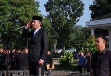 Wabup Muaro Jambi Jun Mahir Pimpin Upacara Hari Lahir Pancasila