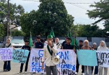 HMI Cabang Bungo Gelar Aksi Damai Tolak Narkoba