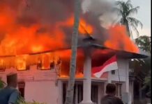 Rumah Kapus Rantau Ikil Ludes Terbakar, Diduga Akibat Korsleting Listrik