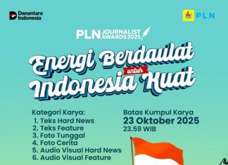 Ajang PLN Journalist Awards 2025 Dibuka, Apresiasi untuk Pewarta Penggerak Literasi Energi Nasional