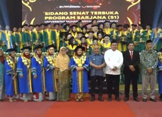 Dihadiri Bupati dan Wabup Bungo, Ummuba Sukses Gelar Wisuda Sarjana ke-3