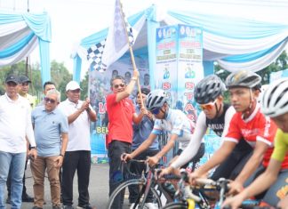 Rangkaian HUT ke-26 Muaro Jambi, Wabup Jun H Mahir Buka Lomba Balap Seda Criterium 2025
