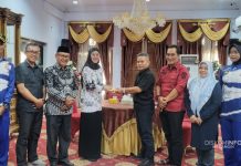 Bupati M Syukur Lepas Keberangkatan Duta Pancasila Merangin Menuju Sumbar
