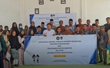 Lewat Program “Ibu Suka”, Imigrasi Bungo Permudah Warga Desa Urus Paspor Tanpa Jarak