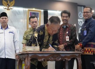 Wabup A Khafidh Teken GDPK Provinsi Jambi Tahun 2025-2029