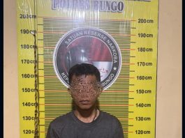 Lagi, Opsnal Polres Bungo Amankan Seorang Pelaku dan Belasan Klip Sabu