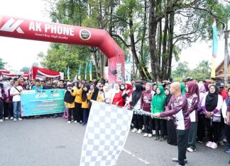 Bupati Bungo Dedy Putra Buka Jalan Santai Peringati Haornas dan HUT ke-60 Kabupaten
