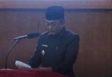 Wabup Jun Mahir Hadiri Paripurna Penyampaian Lima Ranperda Baru
