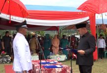 Bupati Bungo Lantik Mahmud sebagai Rio Dusun Baru Limbur Lubuk Mengkuang