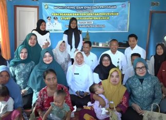TP3S Lakukan Monitoring Evaluasi Pencegahan Stunting di Pelepat dan Pelepat Ilir