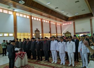 Bupati Bungo Dedy Putra Lantik 43 Pejabat Eselon II, III dan IV