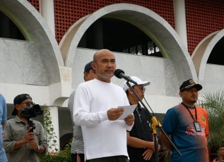 Bupati dan Wakil Bupati Bungo Launching Gerakan Kurve Bungo Baru Bungo Bersih
