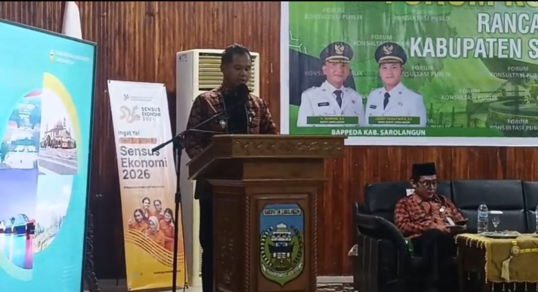 Wabup Gerry Trisatwika Buka Forum Konsultasi Publik RKPD 2027