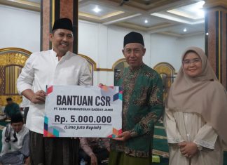 Safari Ramadan di Tabir Selatan, Bupati M. Syukur Sampaikan Komitmen Membangun Infrastruktur
