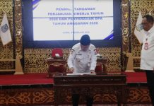 Penandatanganan Perjanjian Kinerja 2026, Gubernur Al Haris Tekankan Kerja Terukur dan Fokus