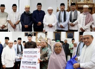 Bupati Monadi Dampingi Gubernur Haris Safari Ramadan di Desa Baru Lempur