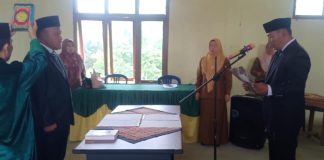 Camat Siulak Lantik Pjs Kepala Desa Sungai Lebuh