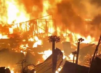 Puluhan Kios Pasar Bungur Terbakar sebabkan Kerugian Miliaran, Wabup Bungo Langsung Datangi Lokasi