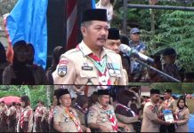 Bupati Kerinci Monadi Resmi Buka Jambore Pramuka Kwarcab Kerinci 2026
