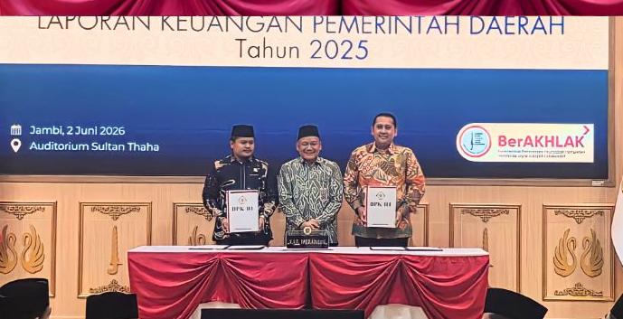 Merangin Pertahankan Opini WTP dari BPK RI atas LKPD 2025