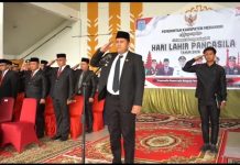 Upacara Hari Lahir Pancasila, Bupati M. Syukur Ingatkan Disiplin ASN, Semangat Gotong Royong dan Kebersamaan