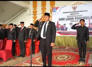 Upacara Hari Lahir Pancasila, Bupati M. Syukur Ingatkan Disiplin ASN, Semangat Gotong Royong dan Kebersamaan