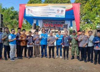 Bupati Bungo Resmikan Pemanfaatan Listrik PLN di Kampung Pangean Atas