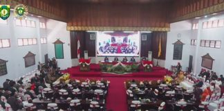 DPRD Bungo Gelar Paripurna HUT ke-81 RI, Mendengarkan Pidato Kenegaraan Presiden