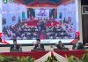 HUT ke-81 RI, Bupati Bungo Dengarkan Pidato Kenegaraan Presiden Prabowo