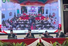 HUT ke-81 RI, Bupati Bungo Dengarkan Pidato Kenegaraan Presiden Prabowo