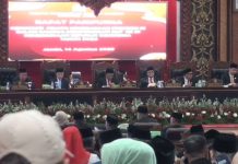 Gubernur Haris dan Wagub Sani Hadiri Paripurna Istimewa Dengarkan Pidato Kenegaraan Presiden