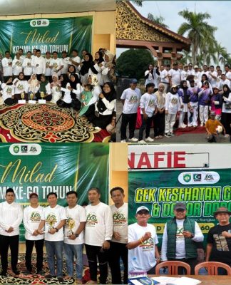 Milad KAHMI ke-60 di Bungo Diisi Kegiatan Sosial: Donor Darah Hingga Cek Kesehatan Gratis
