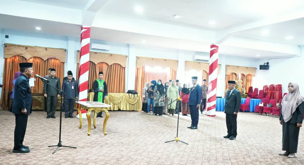 Wabup A. Khafidh Lantik Tiga Pejabat Eselon II, Ingatkan Soal Kedisiplinan