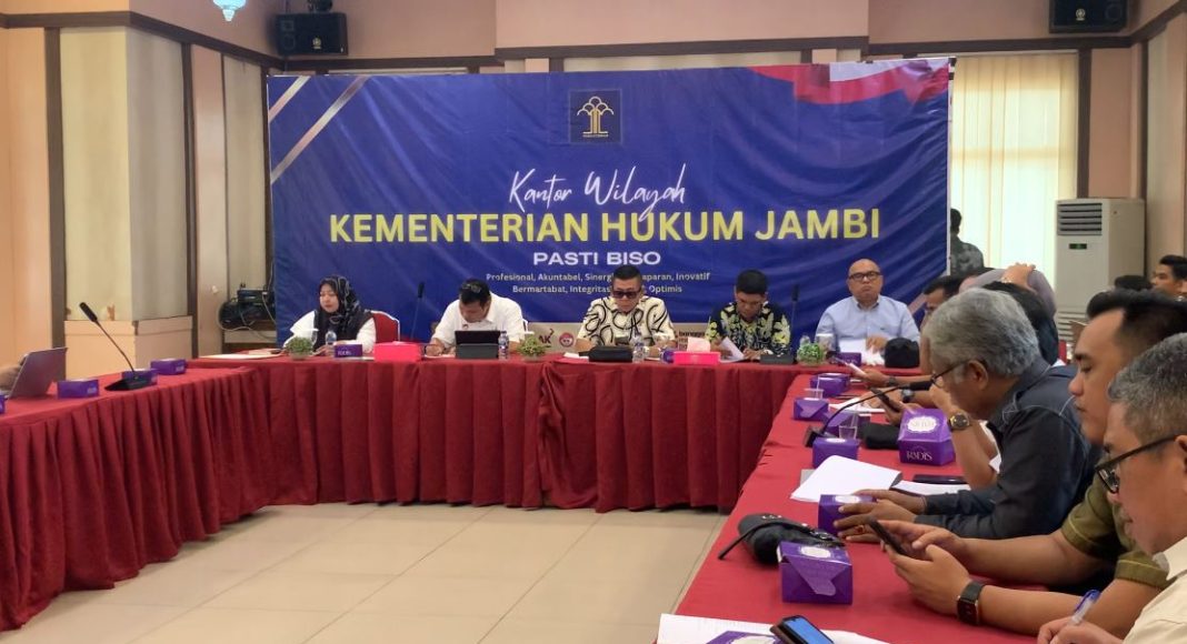 DPRD Bungo Bersama Kanwil Kemenkum Jambi Harmonisasi Dua Ranperda Inisiatif